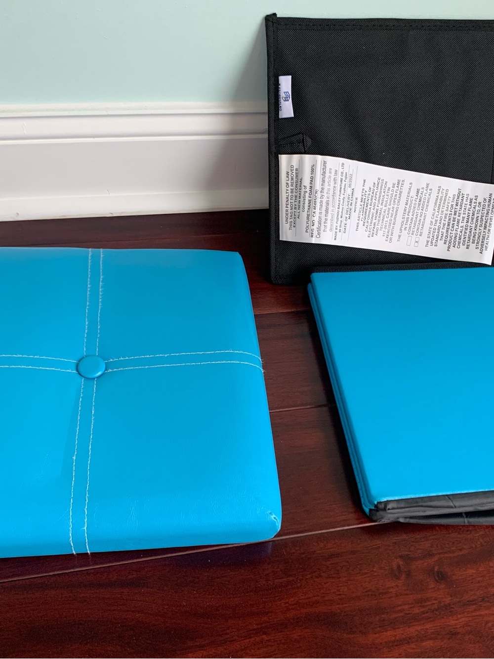 Bright Blue Tablet Cushion Stand - Blue